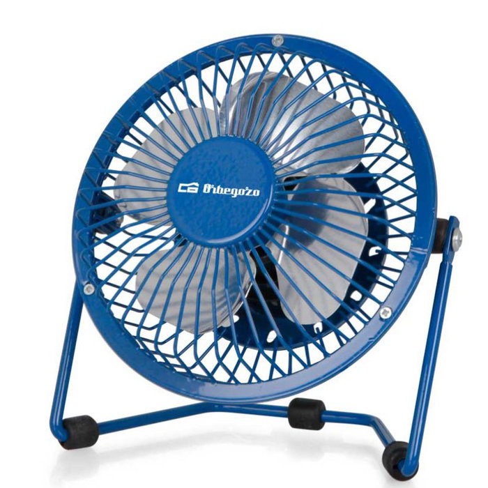 Orbegozo Mini Ventilador USB PW 1026 Azul Orbegozo Mini Ventilador USB PW 1026 Azul